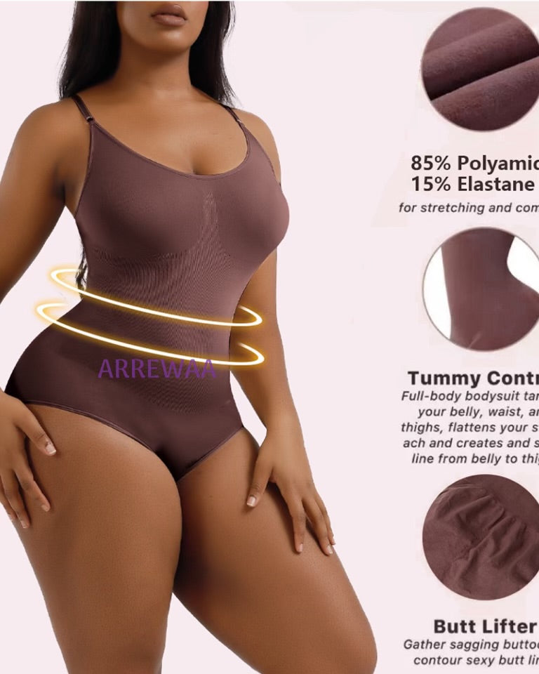 Seamless, Sculpting Bodysuit with Spaghetti Strap